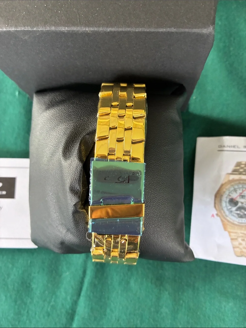 Daniel Steiger Men's Gold Chronograph Watch New in Box